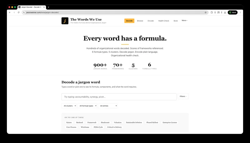 Jargon Decoder screenshot 1